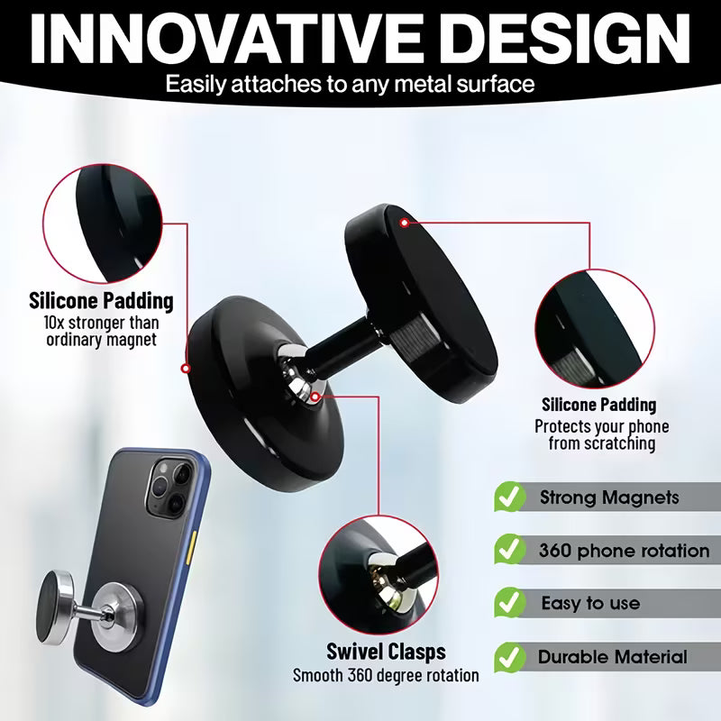 Dual Magnetic Smartphone Mount & Holder